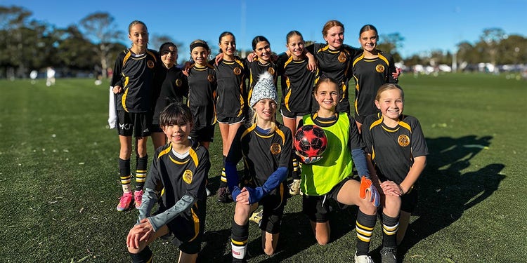 Balmain PSSA Girls’ Football team
