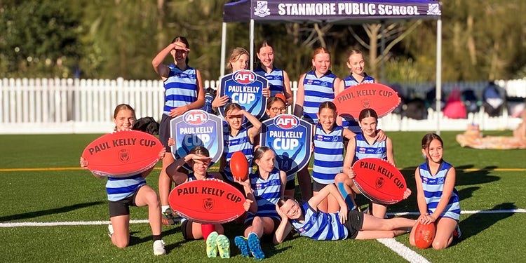 paul kelly cup stanmore girls team photo