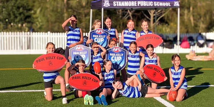 paul kelly cup stanmore girls team photo