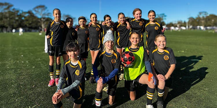 Balmain PSSA Girls’ Football team