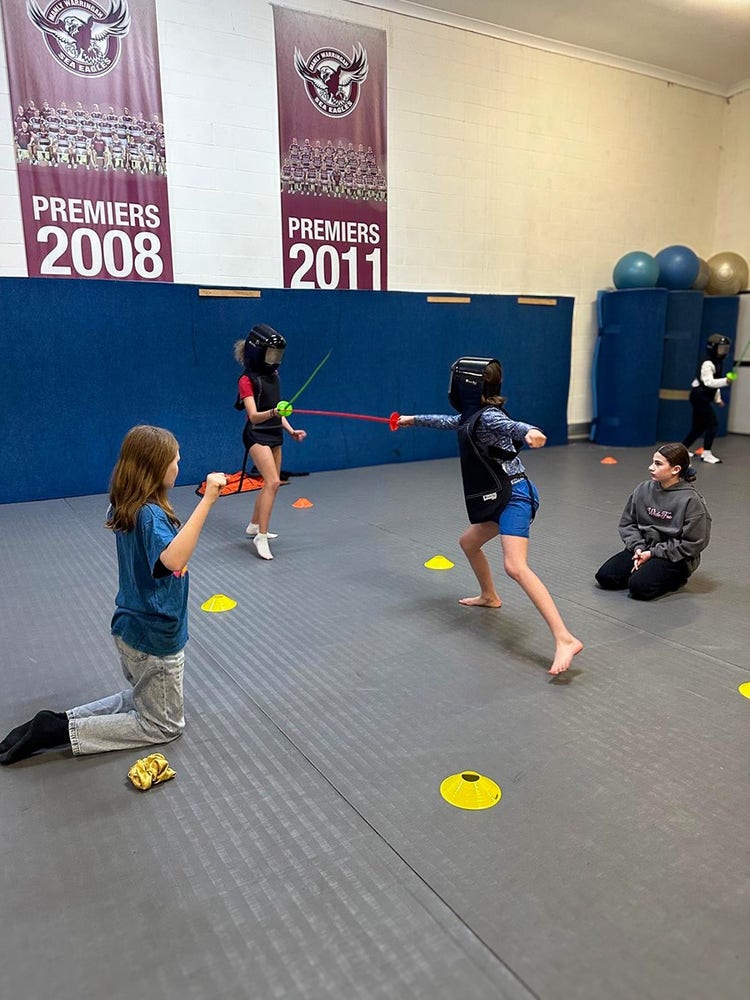 students enjoying stage 3 camp activities