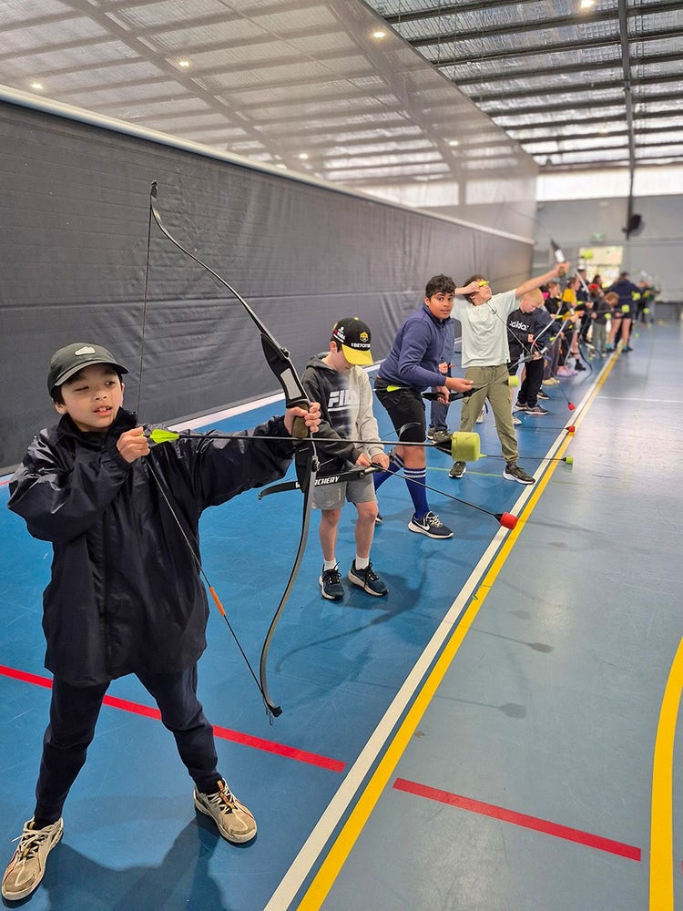 students enjoying stage 3 camp activities