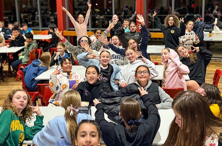 students enjoying stage 3 camp activities