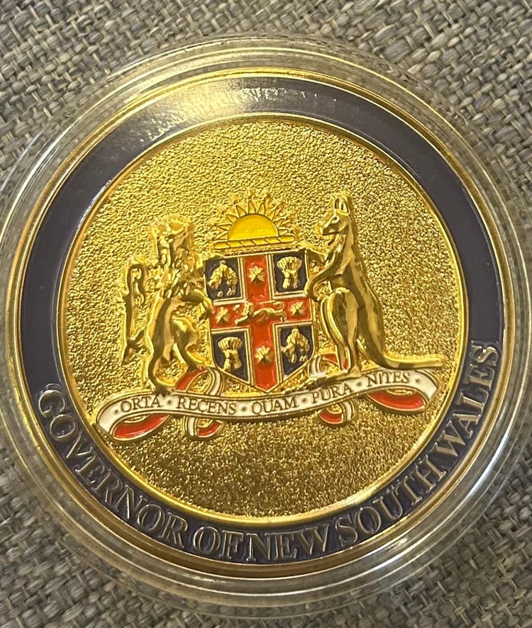 A photo of the coin