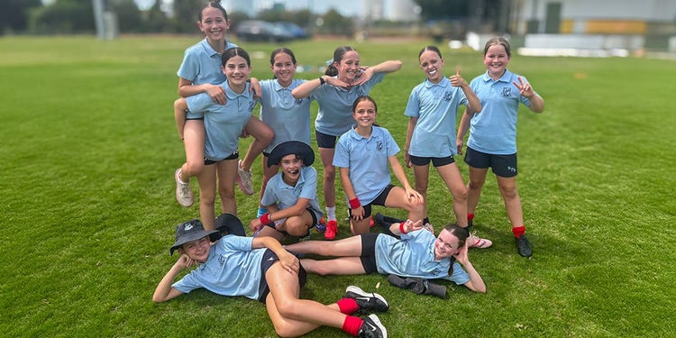 AFL Gala Day girls team