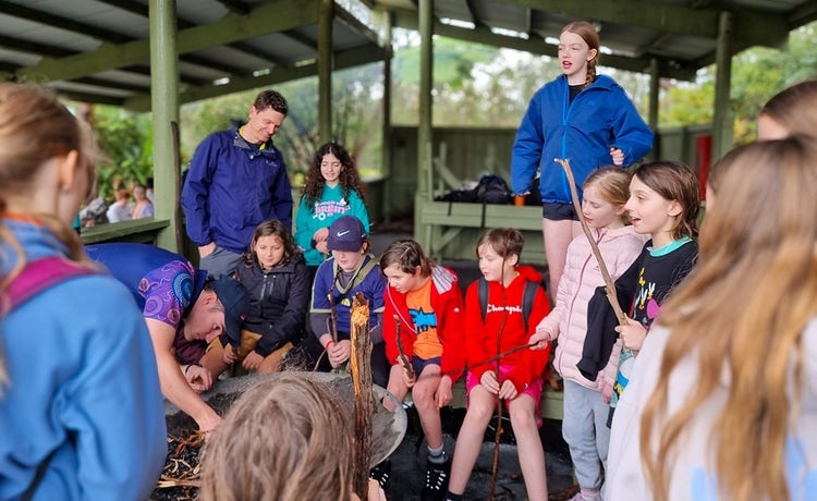 students enjoying stage 3 camp activities