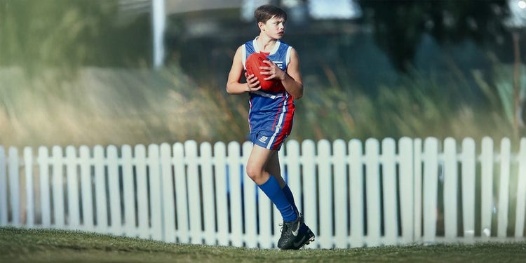 photo of Atticus Worsley playing AFL